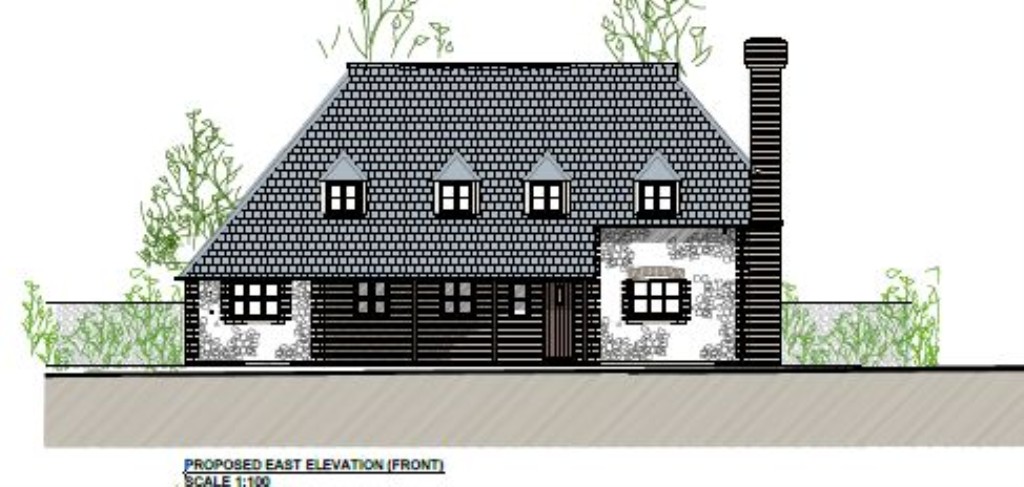Lot: 67 - SITE WITH PLANNING FOR DETACHED HOUSE - Proposed East Elevation